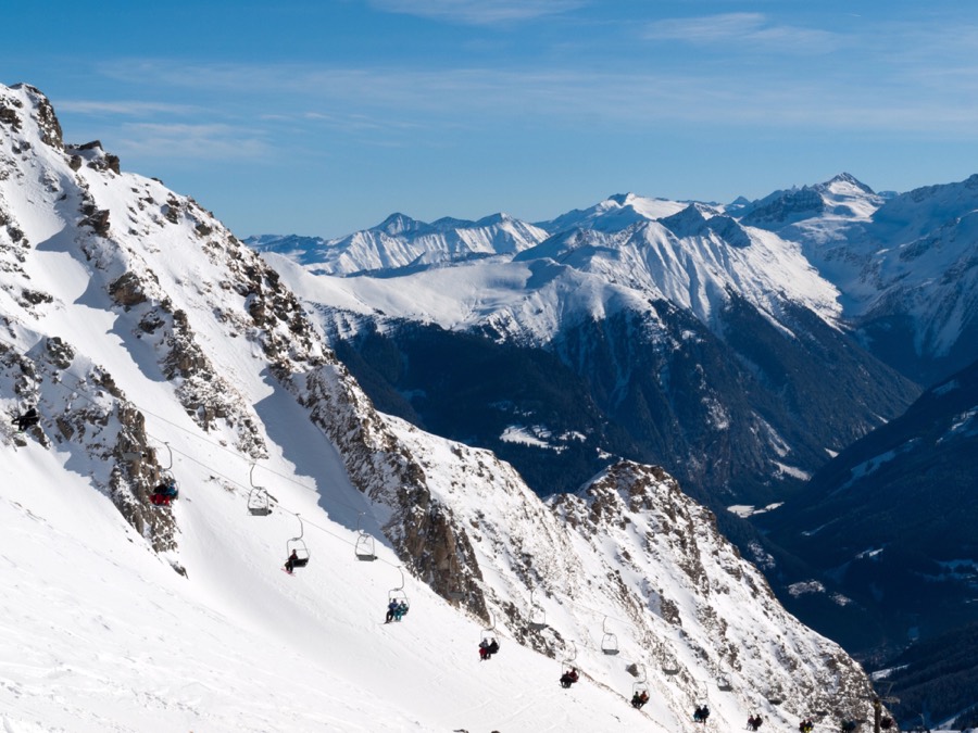 Alpendorf ski resort in winter
