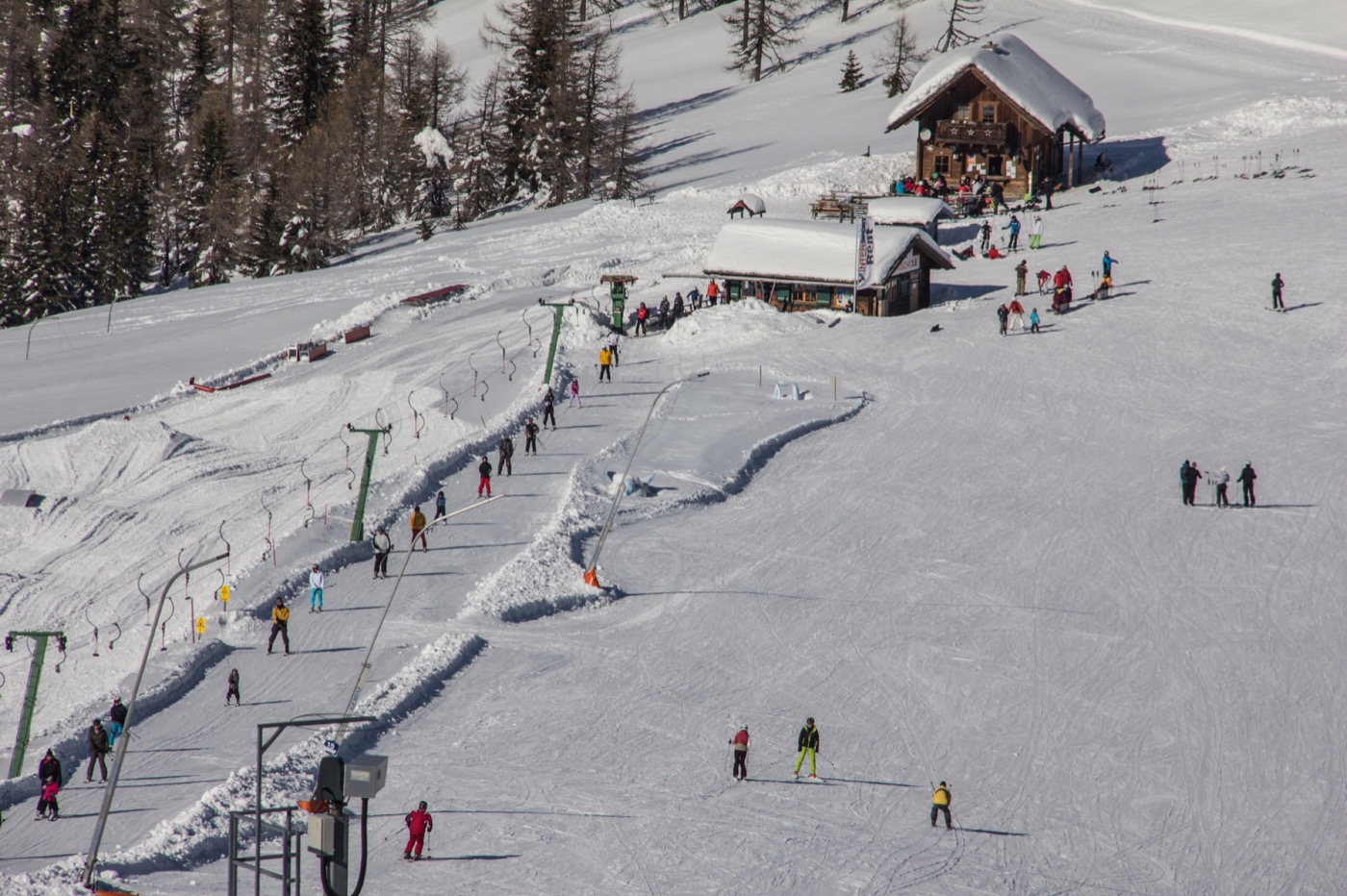Bad Kleinkirchheim ski resort in winter