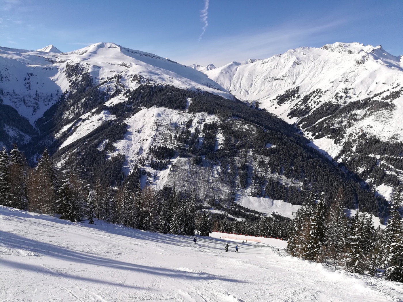 Dorfgastein ski resort in winter