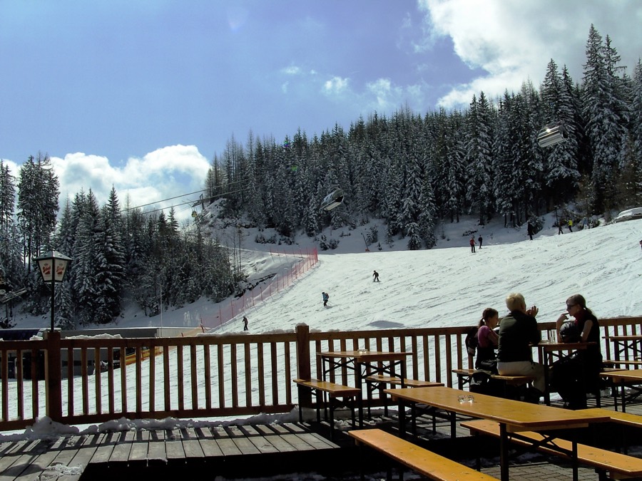 Grossarl ski resort in winter