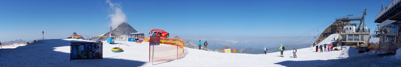 Hintertux ski resort in winter