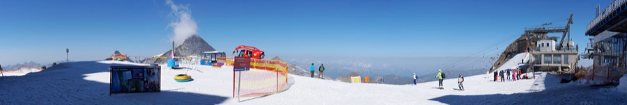 Hintertux ski resort in winter