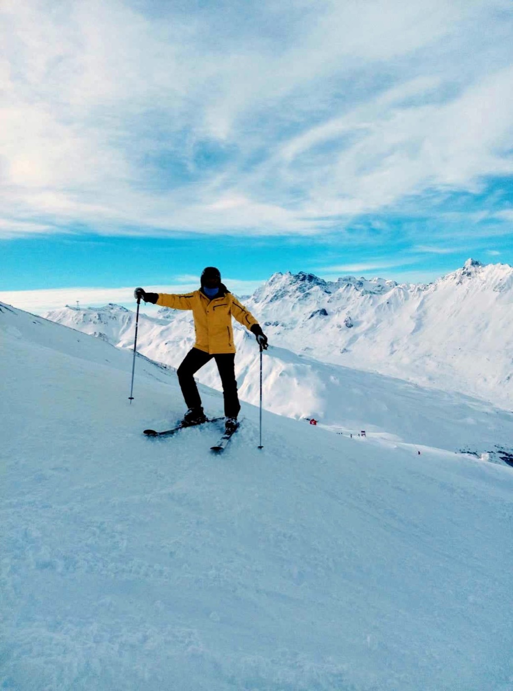 Ischgl ski resort in winter