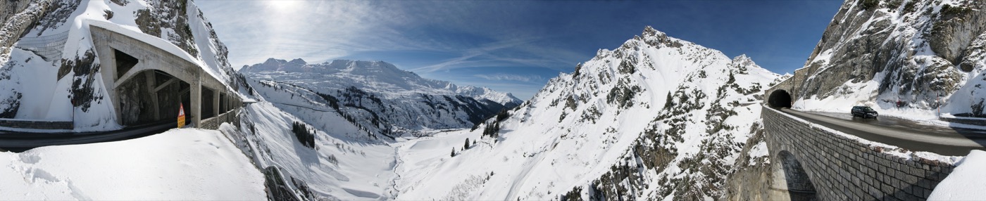 Warth ski resort in winter
