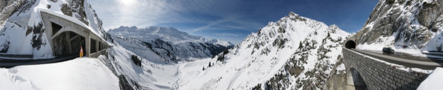 Warth ski resort in winter